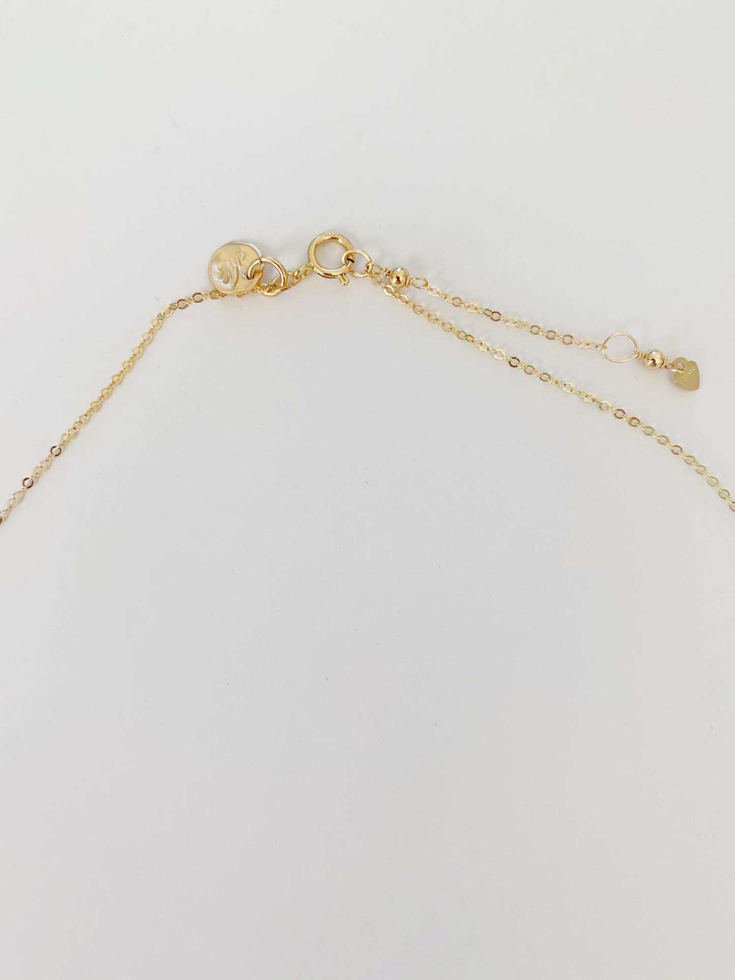 Barrington Necklace - 14k Gold Filled, Freshwater Pearl, Peach Moonstone